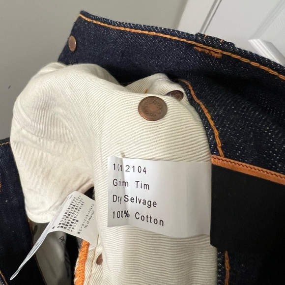 Nudie Grim Tim Dry Original Selvage, Size 30 - Picture 6 of 7